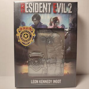 Resident Evil 2 Leon Kennedy Metal Card Ingot Limited Edition Official Figure